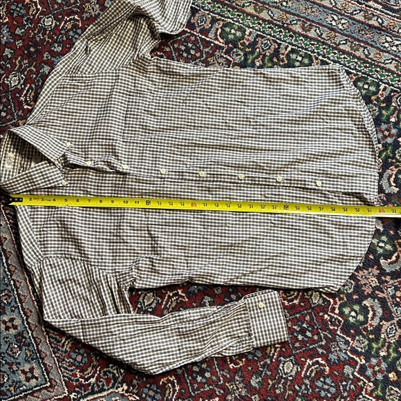 Peter Millar Crown Soft Button Down Dress Shirt - Size Medium - Picture 7 of 8